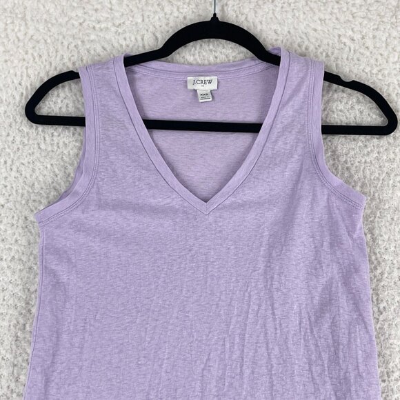 J. Crew Lavender Basic Pullover Tank Top Womens Pullover Casual Size XXS - Picture 2 of 8